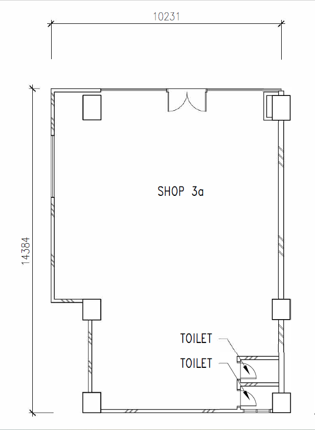 Shoplot 3A floor plan Residensi Platinum Kuala Lumpur commercial property